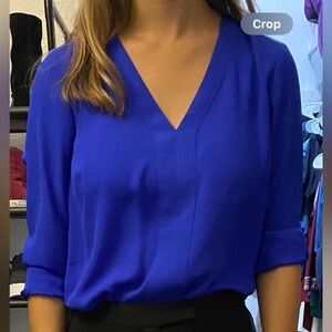 Royal Blue Banana Republic Top